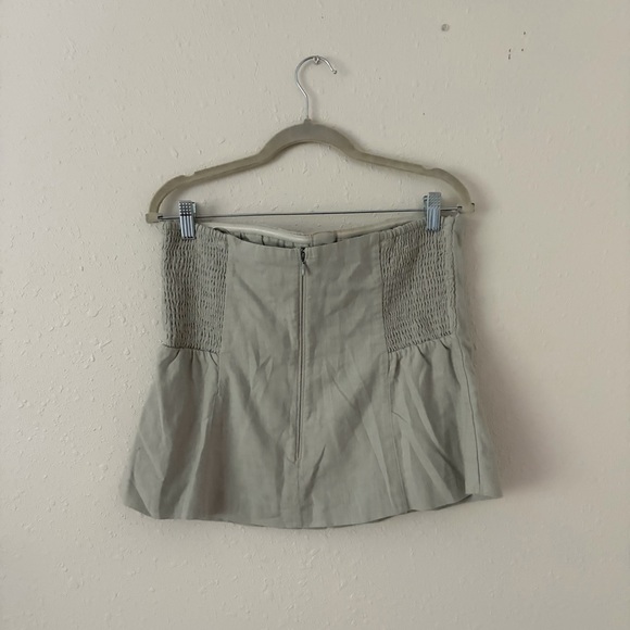 ABERCROMBIE STRAPLESS LINEN BLEND TOP NWOT - Picture 5 of 8